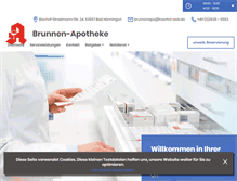 Tablet Screenshot of brunnenapo-haertel-app.de